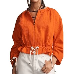 Maeve Anthropologie Parachute Bomber Jacket Size M